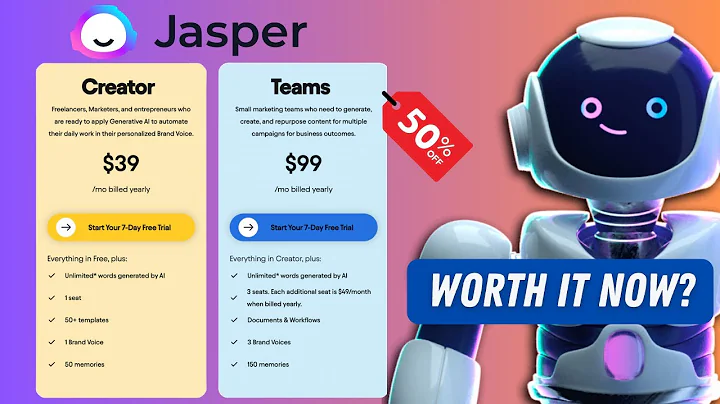 Jasper AI无限计划39.99美元值得吗？与ChatGPT对比