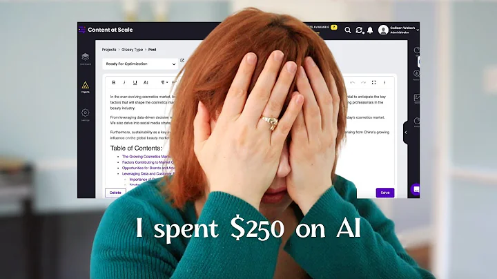 Content at Scale AI评价：我花了250美元购买这个？！